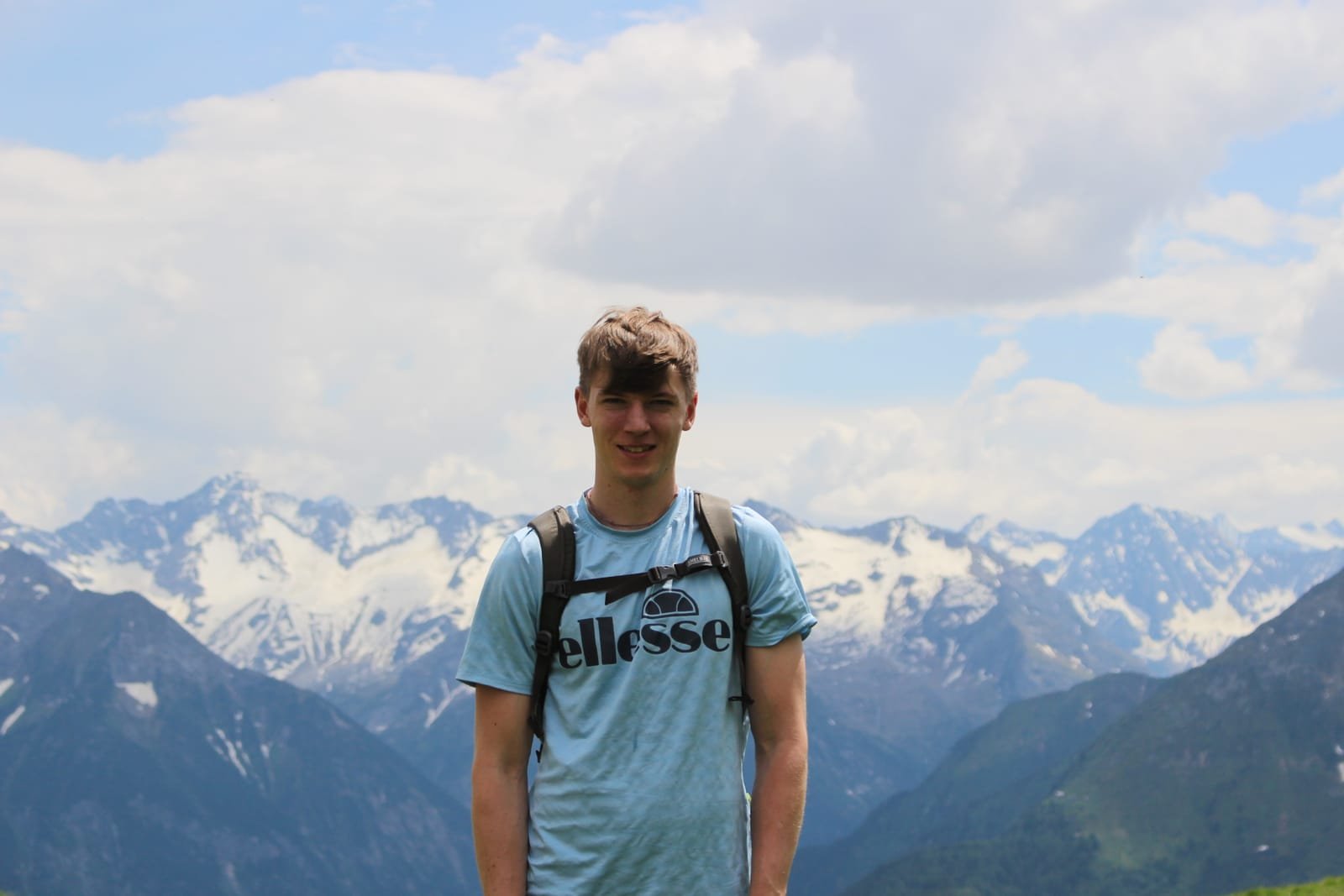 James in the mountains